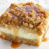 Caramel Apple Cheesecake Bars