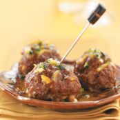 Tapas Meatballs with Orange Glaze Recipe