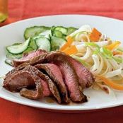 Maple and Soy-Glazed Flank Steak