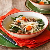 Mini-Meatball Soup with Noodles