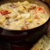Slow Cooker Bacon & Corn Chowder