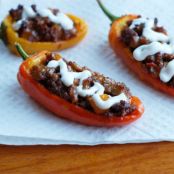 Mini Taco Stuffed Peppers