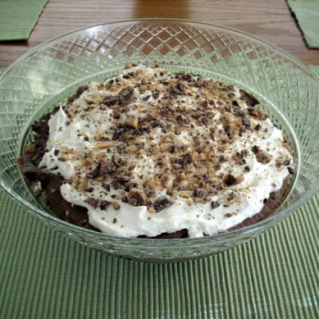 Layered Mocha Brownie Dessert