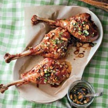 Kung Pao Turkey Drumsticks