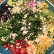 Mexican Salad with Lime Dressing