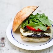 Pesto Portobello Burgers