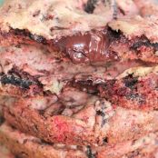 Candy Cane Oreo Chocolate Chunk Cookies