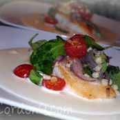 Pan Seared Halibut with Sweet Corn Zabaglione