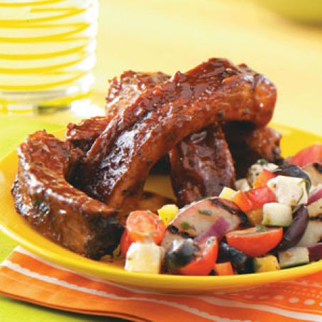 Sweet 'n' Smoky Kansas City Ribs Recipe