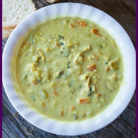 Cream of Chicken and Wild Rice Soup