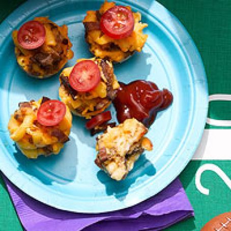 Bacon Mac & Cheeseburger Bites