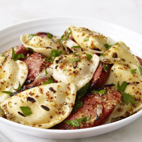 Meals (Grilled Pierogies & Kielbasa)