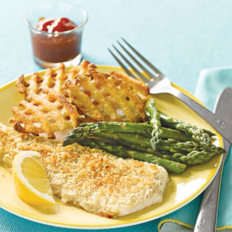 Crunchy Baked Flounder