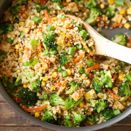 10 Minute Healthy Cauliflower Rice