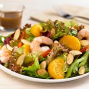 Mandarin and Almond Shrimp Salad