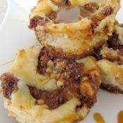 Mini Snickers Caramel Cheesecakes