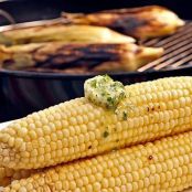 Grilled corn with tequila lime butter