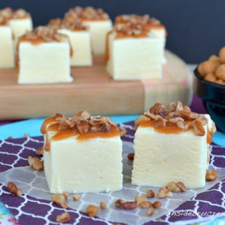 Easy Turtle Cheesecake Fudge