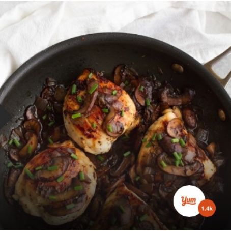 Balsamic Chicken with Mushrooms and Thyme