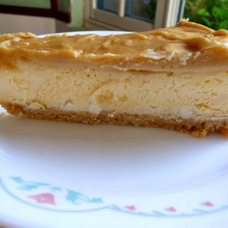 Low Carb White Chocolate Caramel Cheesecake