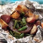 Seasoned Burger and Potato packets