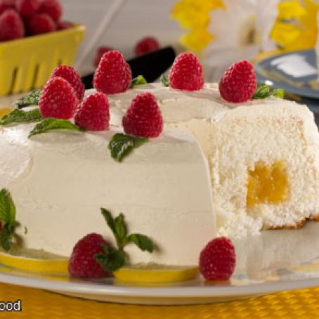 Lemon Chiffon Angel Cake
