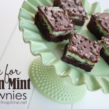 Thin Mint Brownies