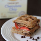 Chocolate Chip Cookie Waffles
