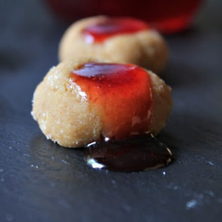 Cookie - No Bake PB & J Thumbprint Cookies
