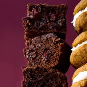 Dark Chocolate Cherry Brownies