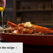 Burnt Carrots with Brie