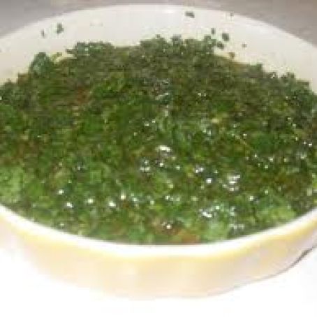Apptzr:  Salsa: Cilantro Salsa with Lime