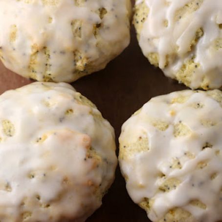 Glazed Lemon Poppyseed Muffins