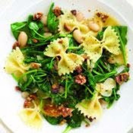 FARFALLE w/ARUGULA & WHITE BEANS