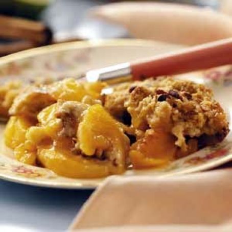 Lime 'n' Spice Peach Cobbler