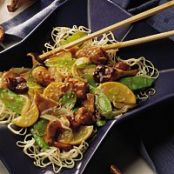 Sesame Chicken Stir-Fry with Mushrooms