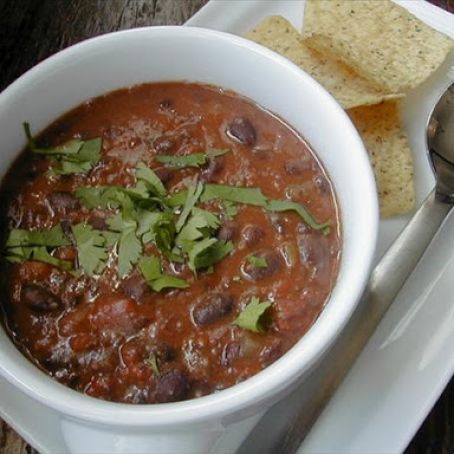 Too Easy Black Bean Soup