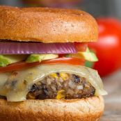 Black Bean & Rice Burger