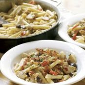 Penne with Artichokes & Feta