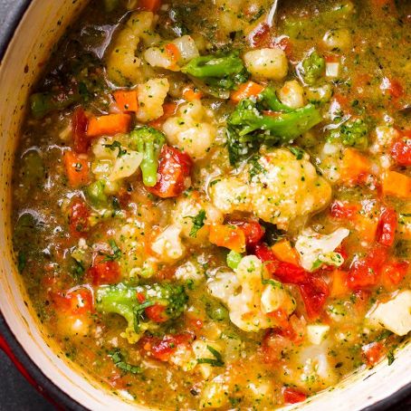 Broccoli Cauliflower Soup