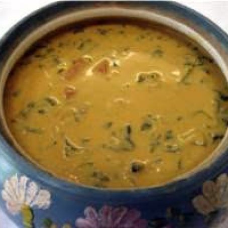 Golden Austrian Cauliflower Cream Soup