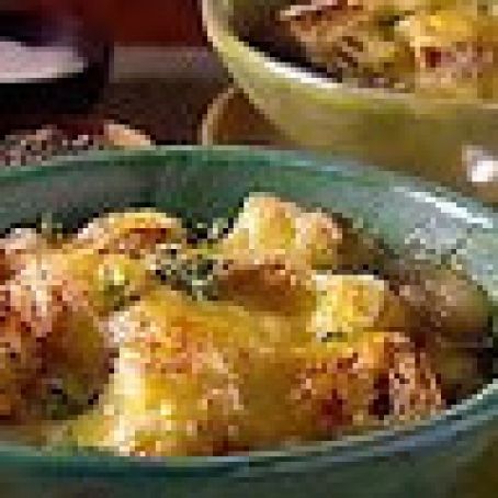 Onion Soup with Fontina and Thyme