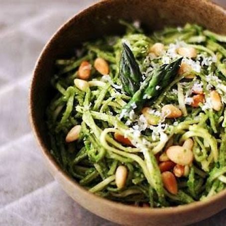 Asparagus Pesto with Pasta