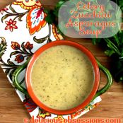 Paleo Cream of Asparagus, Celery, and Zucchini Soup Recipe (gluten free, dairy free, autoimmune friendly)aleo