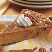 Impossibly Easy Pumpkin-Pecan Pie