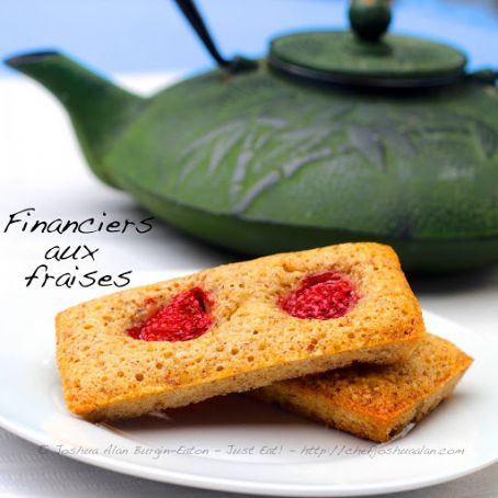 Financiers aux fraises: Strawberry Tea Cakes