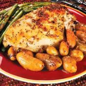 Penzeys Baked Chicken Breasts with Fingerling Potatoes