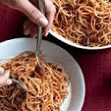 Two-Tomato Arrabbiata Pesto Pasta