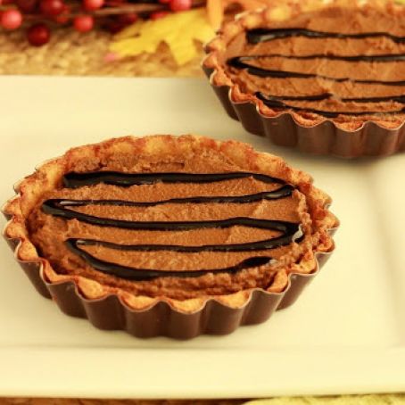 Chocolate Pumpkin Gingerbread Tarts (paleo)