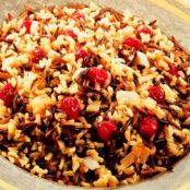 Wild Rice with Cranberries and Caramelized Onions